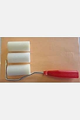 3 LÜ RULO SET  7,5cm  3 ADET BEYAZ SÜNGER RULO SET