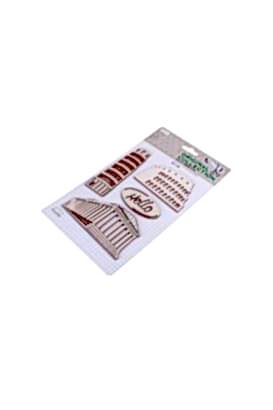 Craftsy Lazer Kesım Ahsap Stıker Lksa-012