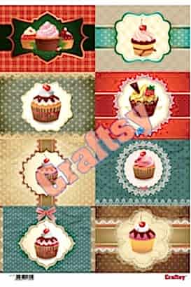 Craftsy Dekupaj Kağıdı Model 109